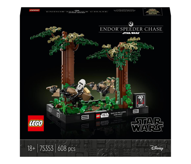 LEGO Star Wars 75353 Diorama: Pościg na ścigaczu przez Endor™ - 1091444 - zdjęcie